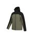 Mens 3 Layer Waterproof Jacket Khaki Green Mountain Warehouse-3