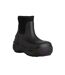 Womens/ladies rubber ankle boots black Ambush-1