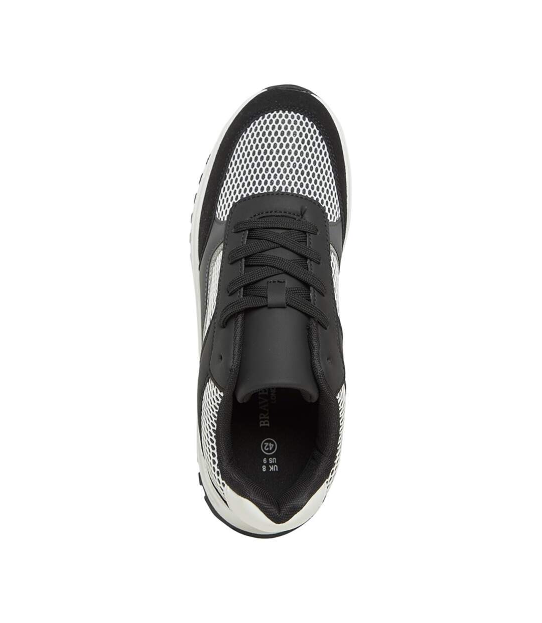 Baskets Ontario Homme Gris Noir Anthracite Brave Soul-4