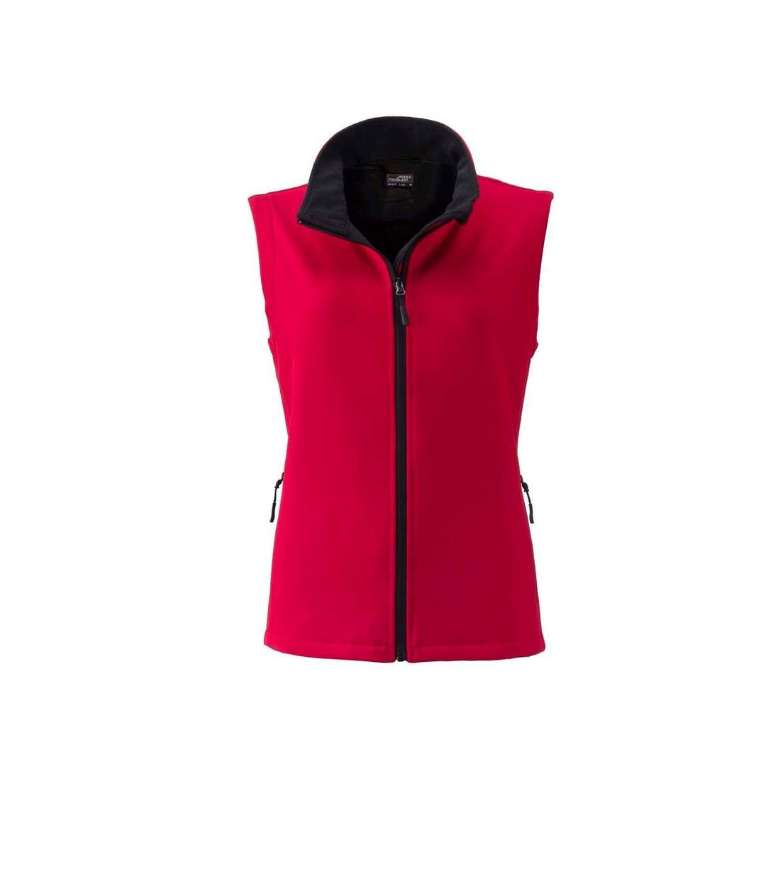 Gilet sans manches micropolaire softshell - JN1127 - rouge - Femme