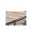Table de Jardin Extensible Imitation Bois Floride 180-240cm Gris Anthracite-2