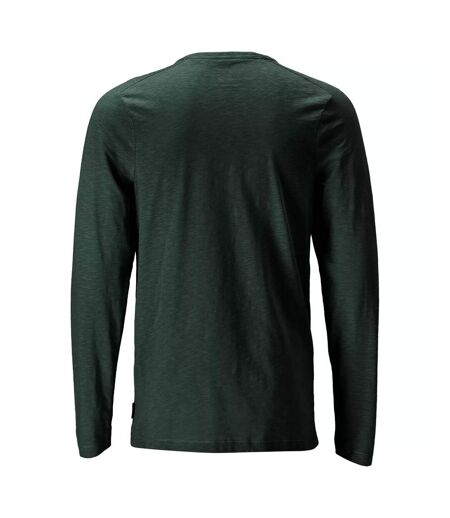 T-shirt Manches Longues Customised Homme Vert Forêt Mascot