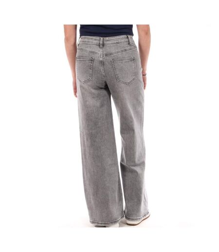 Jean droit gris moyen femme monday premium 1930a