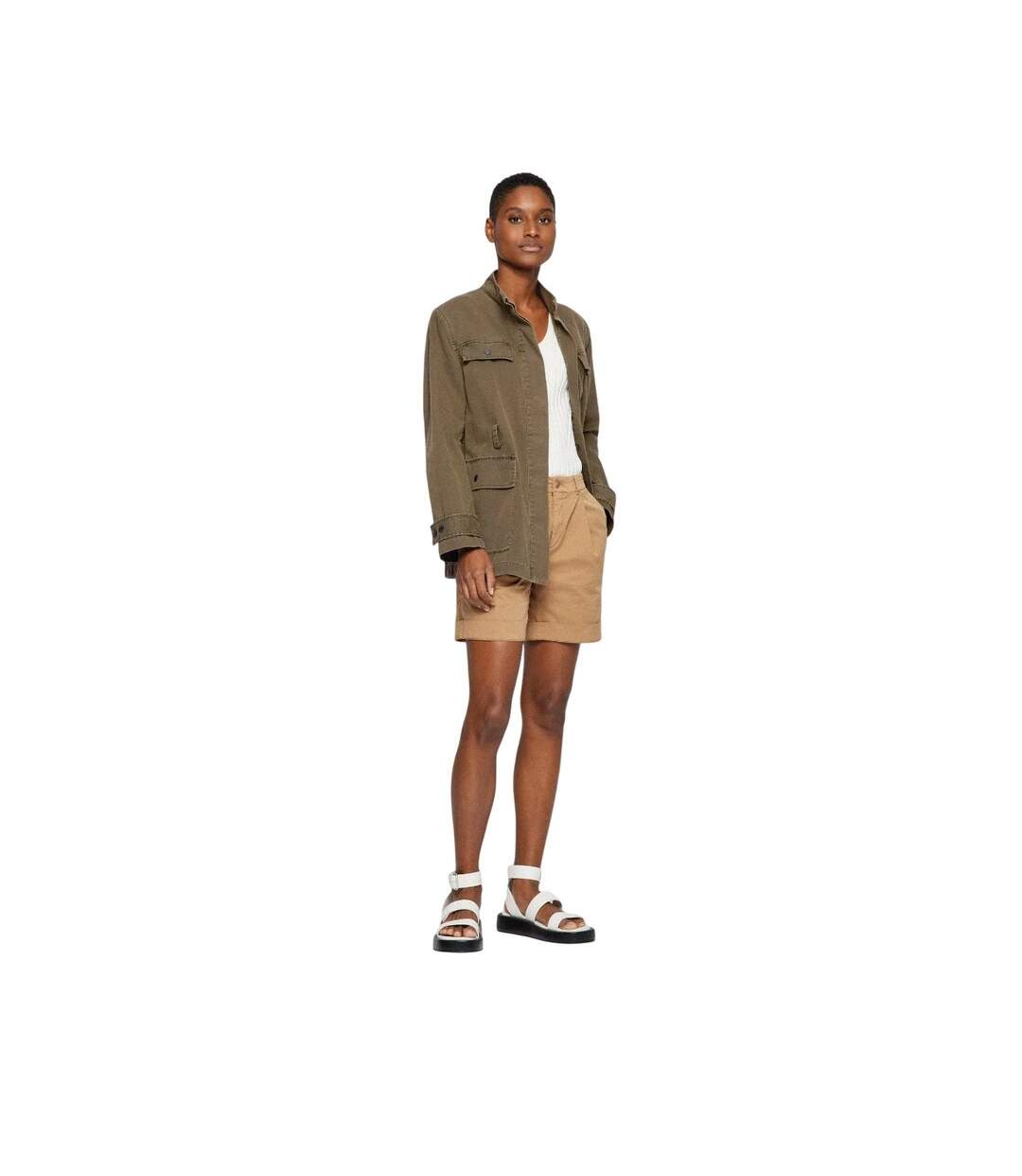 Womens/ladies Jacona Jacket Green Boss-1