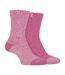 Women's 2-Pack Wool Outdoor Boot Socks | Ribbed Hiking Knit Socks-1