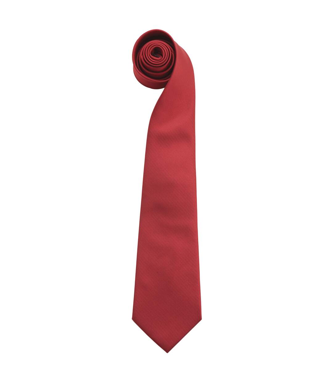 Premier Mens “Colors Plain Fashion / Business Tie (Pack of 2) (Red) (One Size)