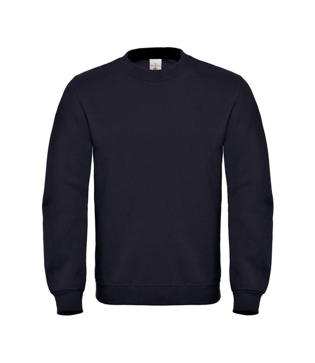 Mens Id.002 Cotton Sweatshirt Black B&C-1