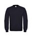 Mens Id.002 Cotton Sweatshirt Black B&C-1