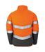 Result Safeguard Womens/Ladies Soft Padded Safety Jacket (veste de sécurité rembourrée) (Orange fluo / gris) - UTRW6117
