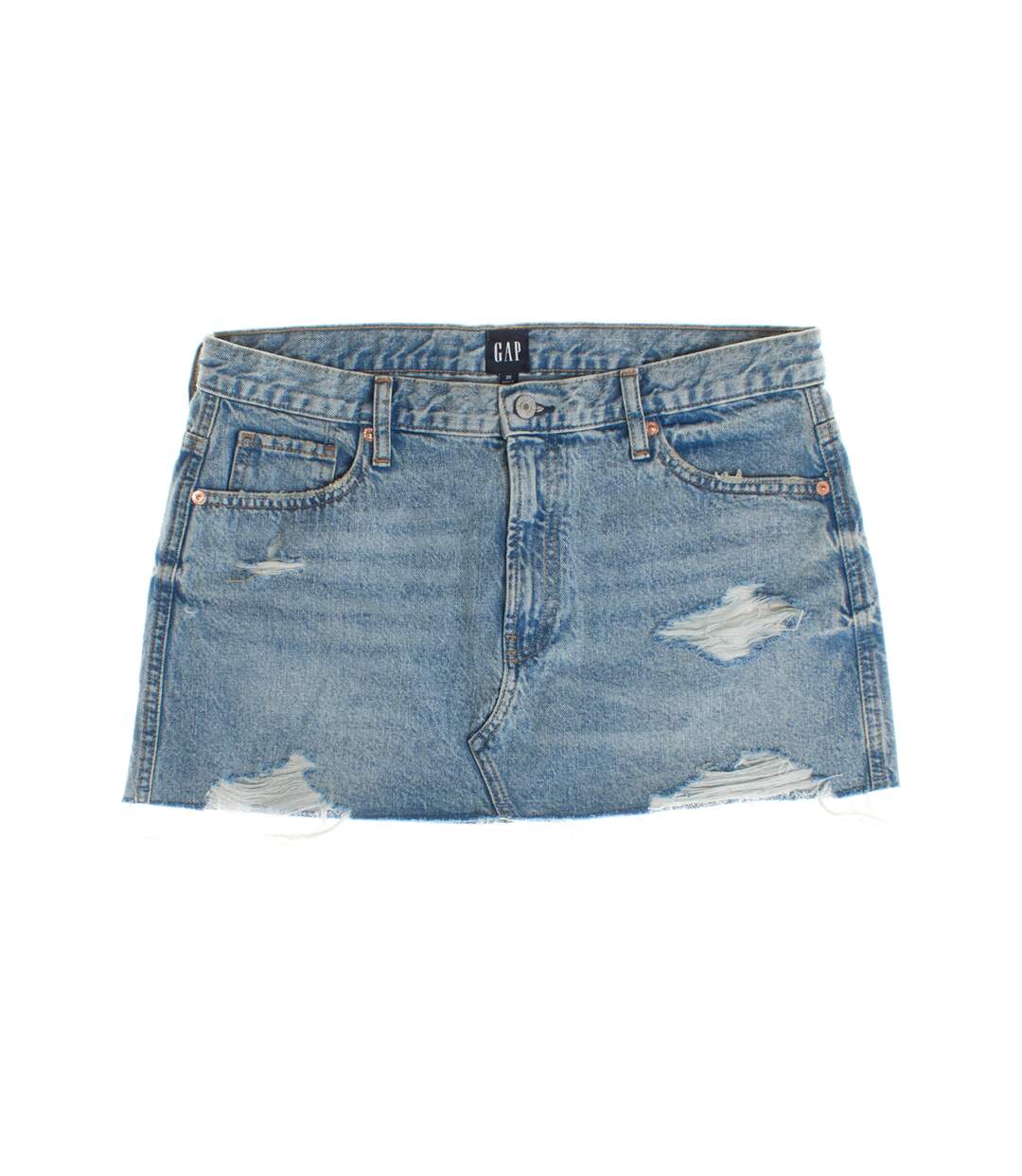 Low rise denim skirt 601178 women-1