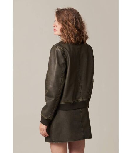 Blouson femme en simili-cuir LARA