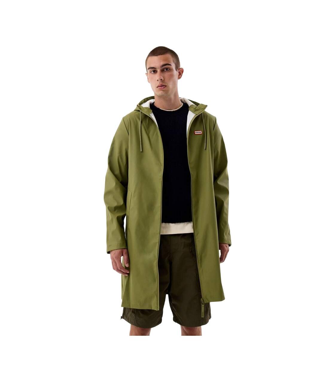 Imperméable andrea adulte vert lichen foncé Hunter-1