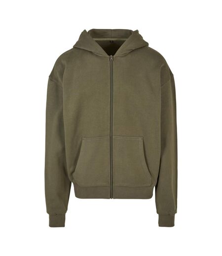 Veste À Capuche Style Rétro Homme Olive Build Your Brand