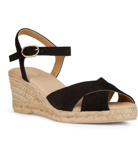 Geox - Espadrilles GESLA LOW A - Femme (Noir) - UTFS10750