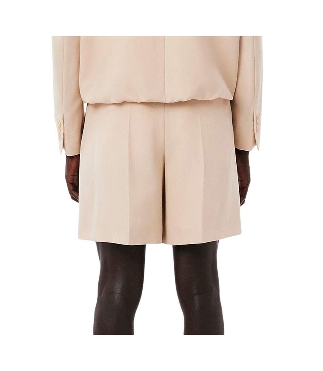Short beige homme lacoste runway-2