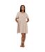 Robe Courte Manches Courtes Femme Champignon Brave Soul-4