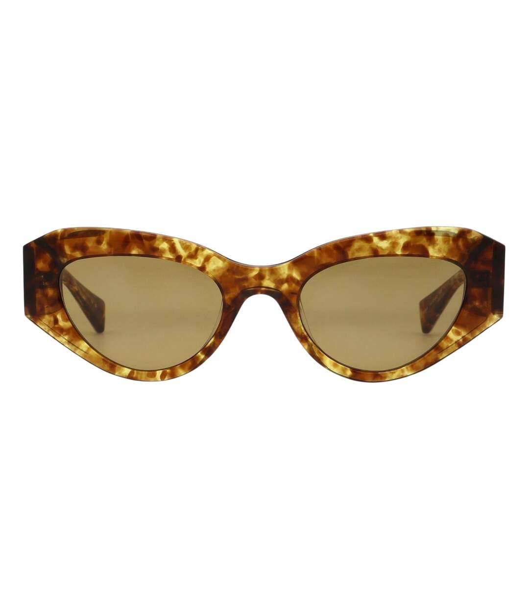Lunettes De Soleil Motif/style Œil De Chat Calypso Femme Taille Unique Ambre Marbré AllSaints-1