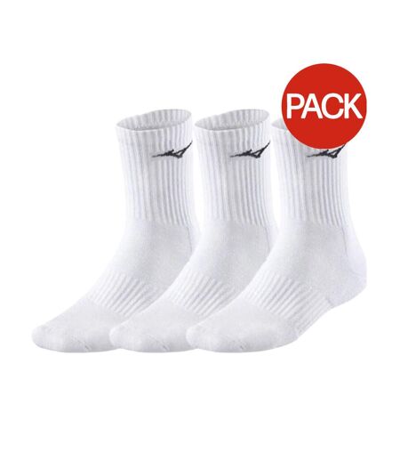 Lot De 3  Chaussettes Entraînement Adulte Blanc Mizuno