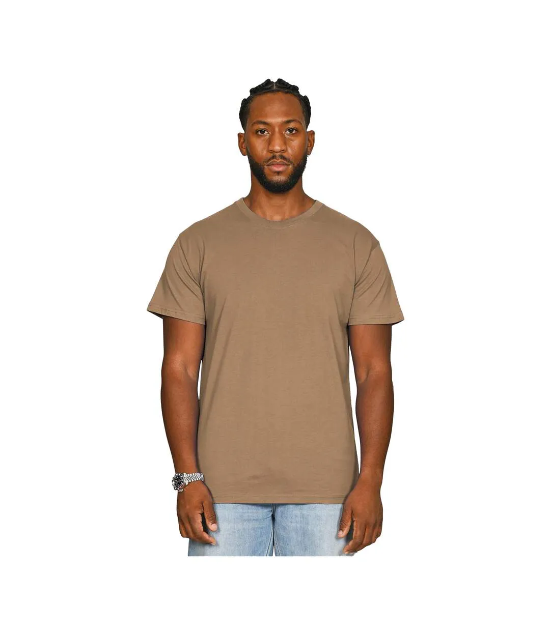 T-shirt Supreme Adulte Brun-beige Casual Classics-1