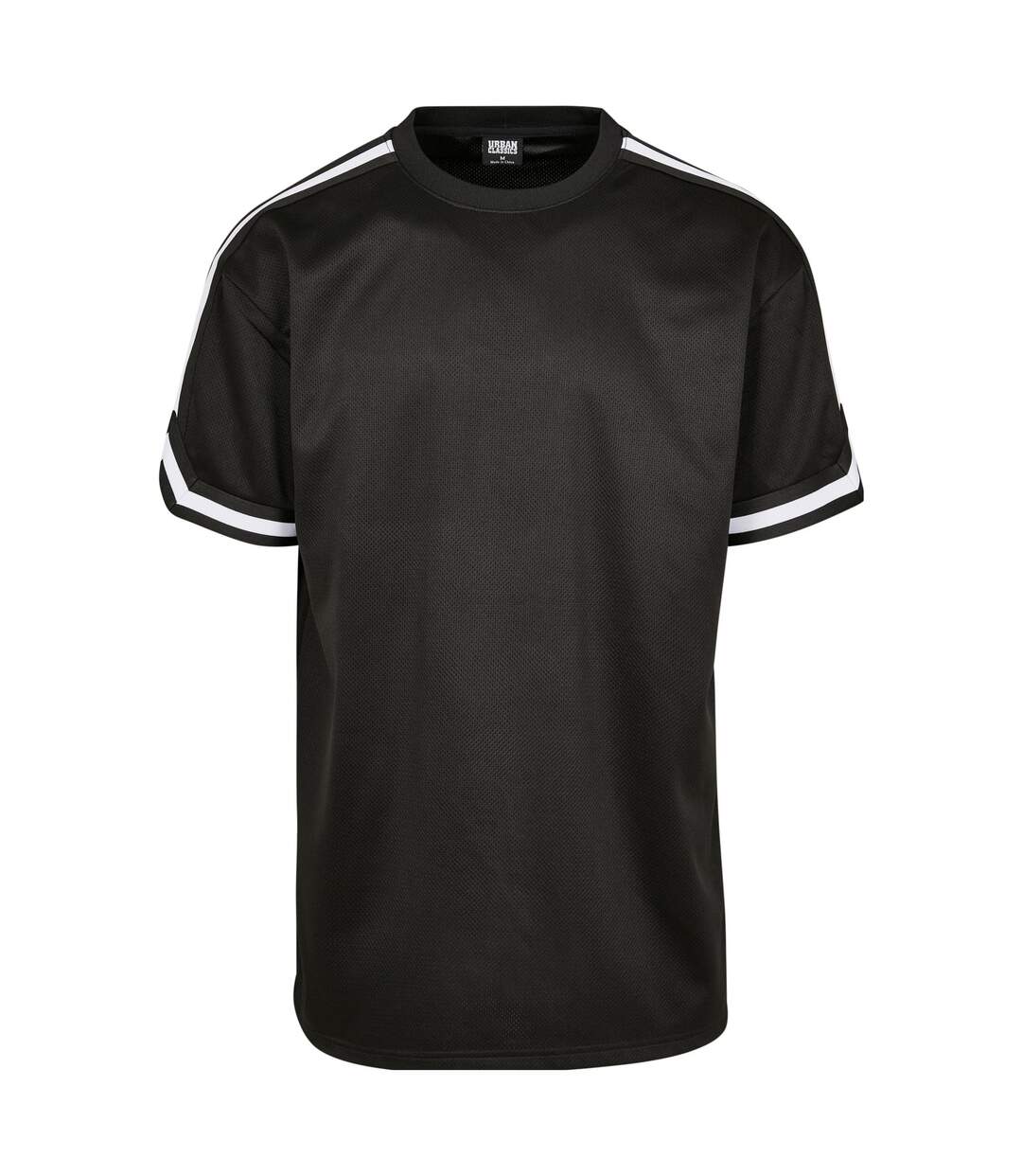T-shirt Motif/style À Rayures Homme Noir Urban Classics-1