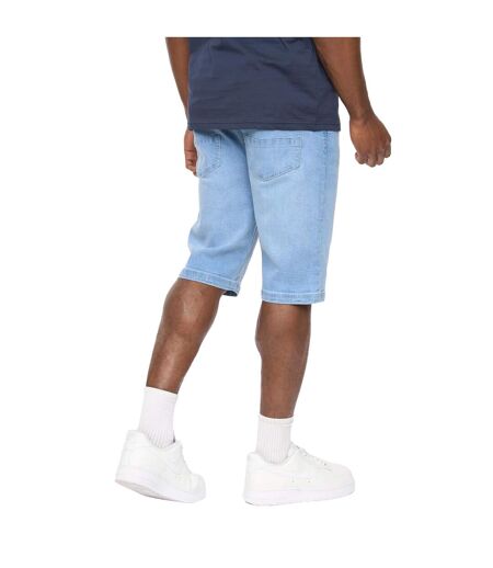 Mens Hammersmith Denim Shorts Light Wash Crosshatch