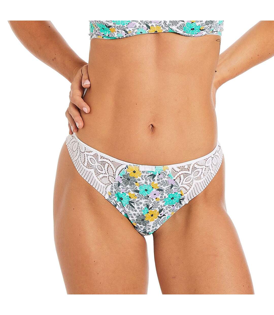 Tanga multico blanc Roulotte