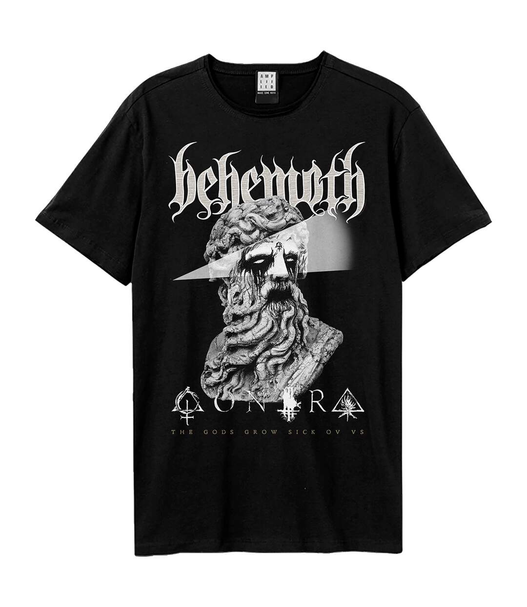 Unisex adult the gods grow sick of us behemoth t-shirt black Amplified-1