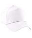 Casquette baseball enfant unisexe blanc Beechfield-1