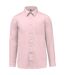 Chemise popeline manches longues - Homme - K545 - rose clair