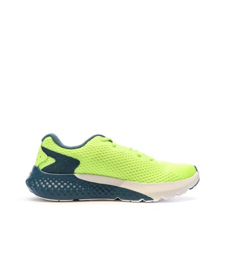Chaussures de running jaune fluo femme under armour charged rogue 3