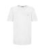 Mens Taut Minimalist Logo T-shirt White Boss-1