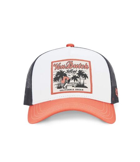 Casquette trucker avec filet en sergé de coton et broderie Surf Palm Vondutch