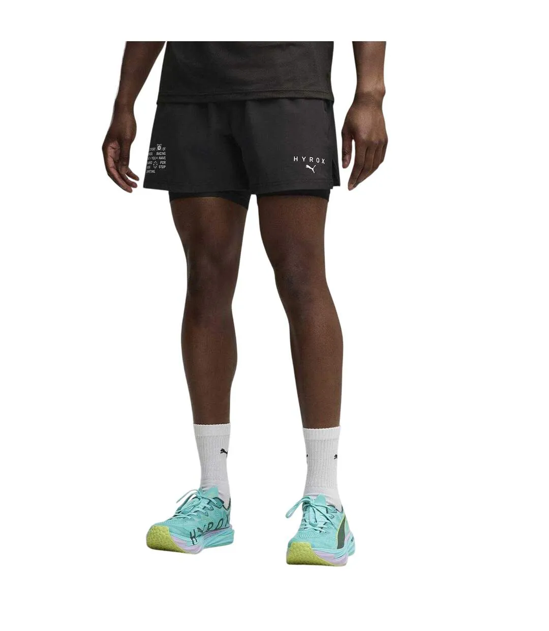 Mens Hyrox Performance Shorts Black Puma-3