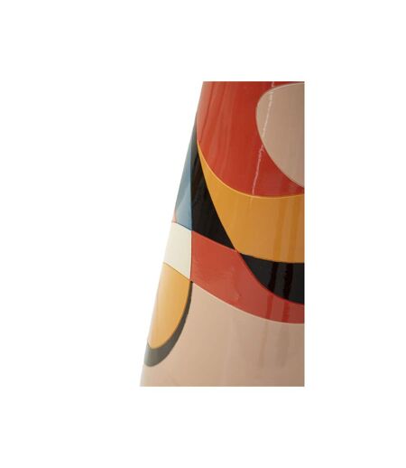 Vase Haut en Résine Rubic 92cm Multicolore