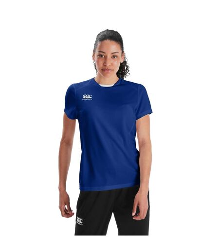 Womens/ladies Club Dry Club T-shirt Royal Blue Canterbury