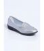 Mocassins compensés souples cuir irrisé-1