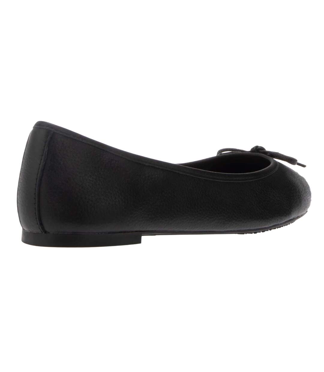 Womens/ladies harpington leather ballerina flats black Dune London-2