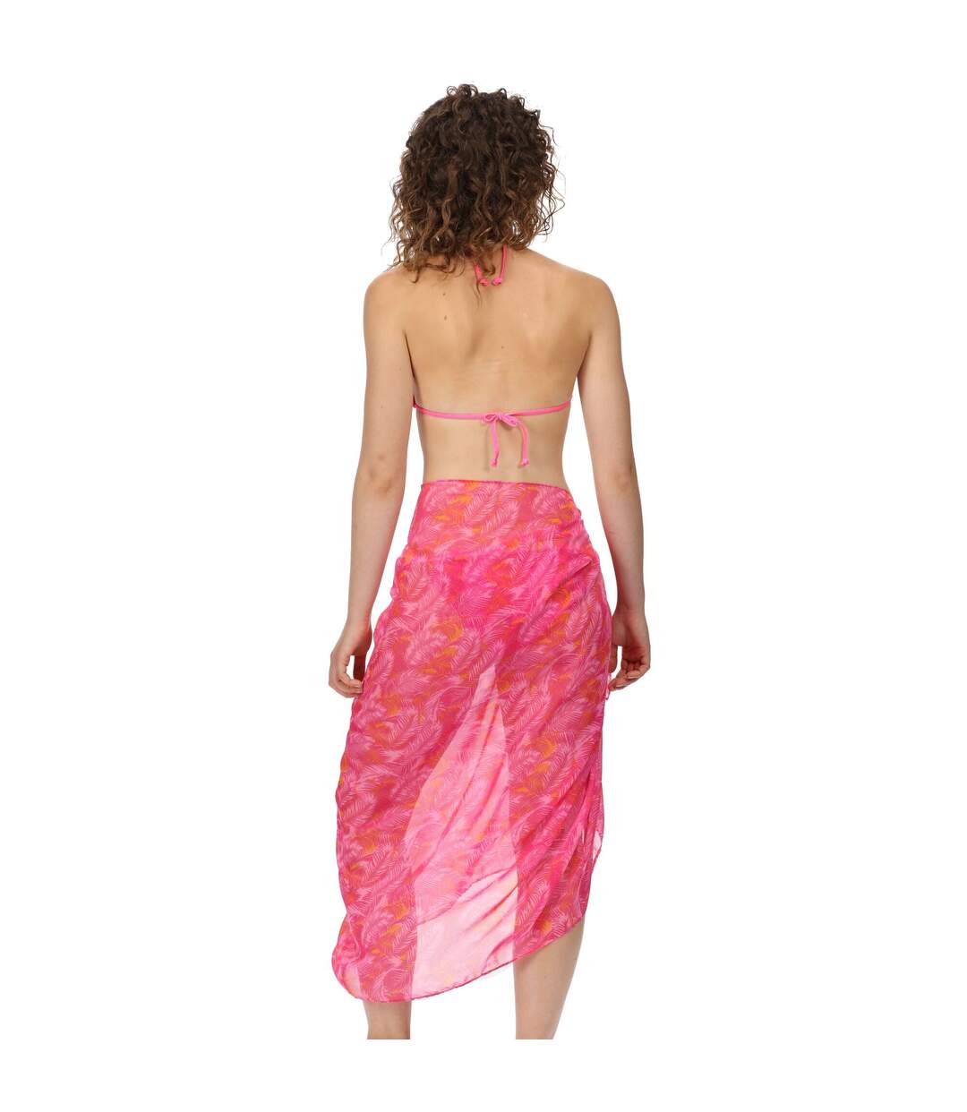 Regatta Womens/Ladies Shalya Palm Print Sarong (Pink Fushion) (One Size) - UTRG7261-3
