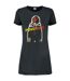Womens/ladies powerage album cover ac/dc t-shirt dress charcoal Amplified-1