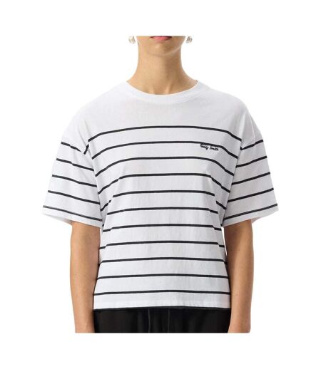 T-Shirt blanc/noir femme teddy smith carla