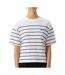 T-Shirt blanc/noir femme teddy smith carla-1