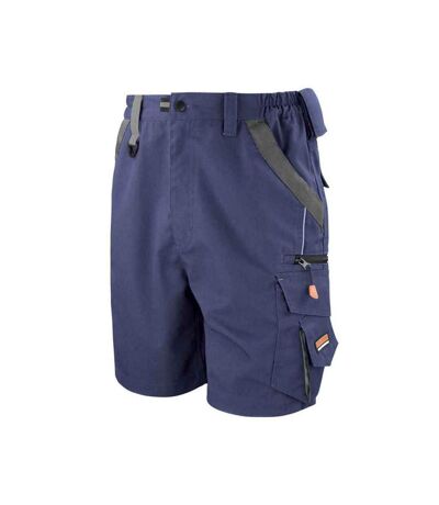 Short à poches homme bleu marine / noir WORK-GUARD by Result WORK-GUARD by Result