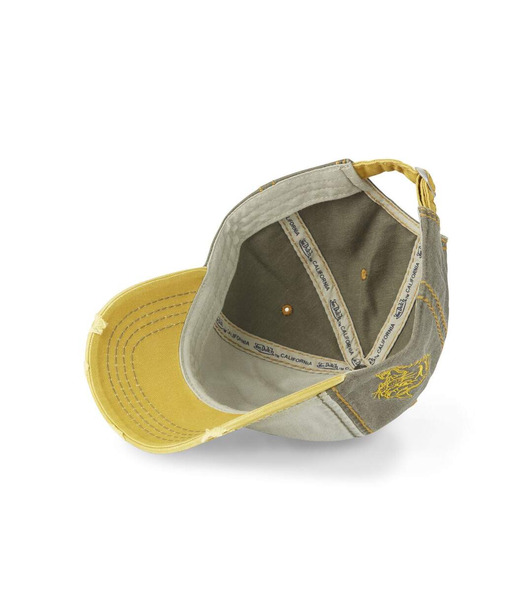 Casquette baseball en coton avec broderie effet usé Retro Handle Vondutch-5