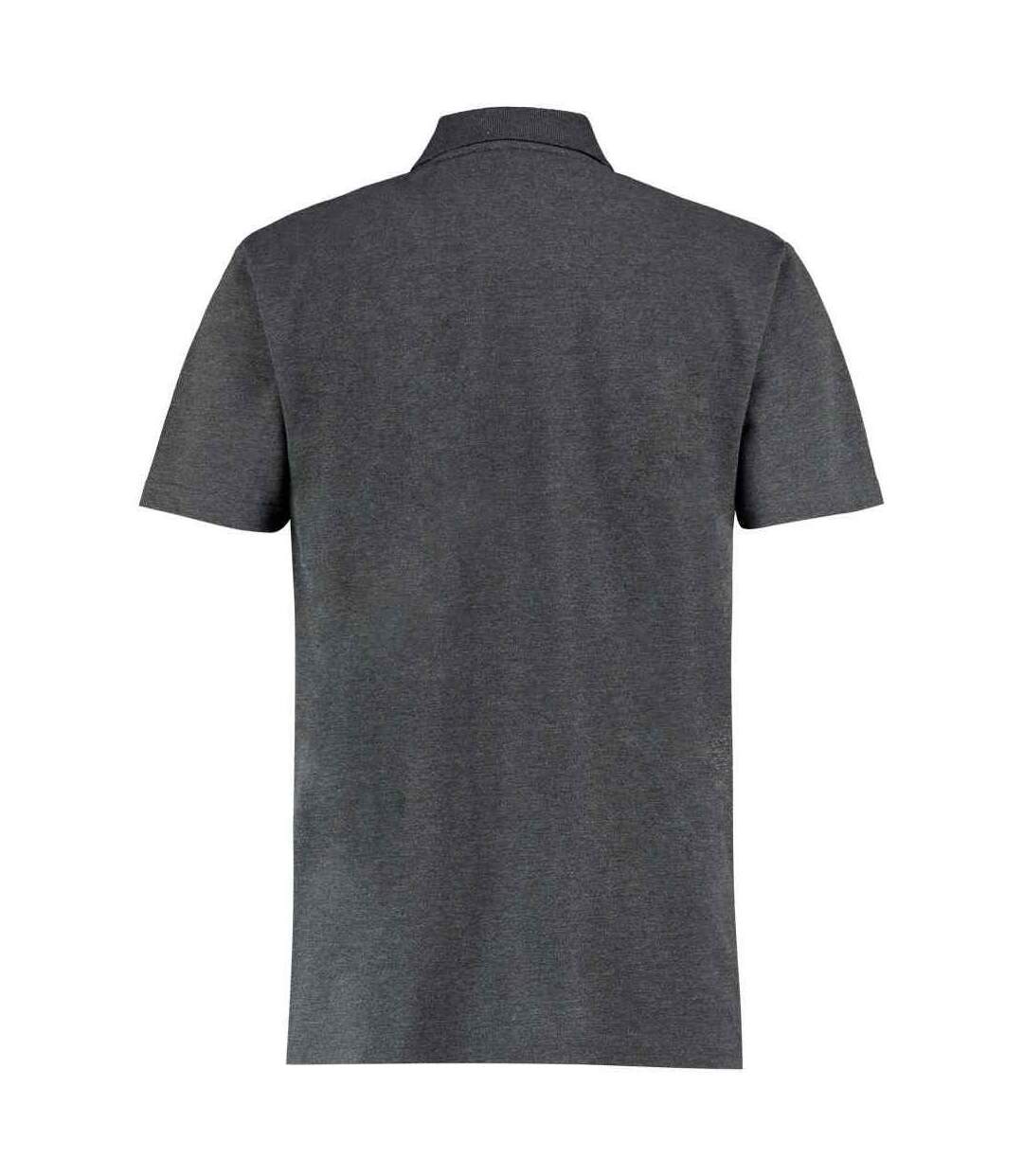 Polo workforce homme gris foncé chiné Kustom Kit Kustom Kit