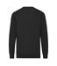 Mens Lightweight Set-in Sweatshirt Black Fruit Of The Loom-2