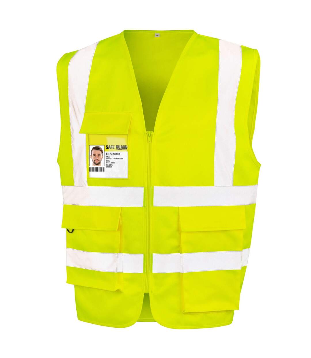 Gilet de sécurité adulte jaune fluo WORK-GUARD by Result-1