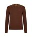 Mens Batwing Logo Crew Neck Jumper Brown Levis-1