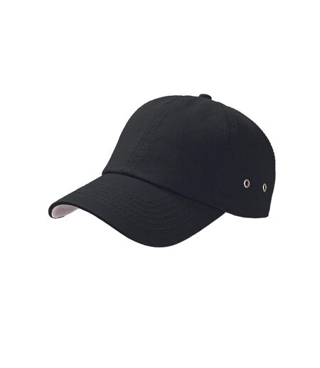 Casquette 6 Panneaux Action Mixte Noir Atlantis