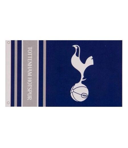 Tottenham Hotspur FC Wordmark Flag (Navy/Gray) (One Size) - UTSG20000