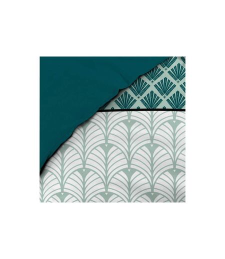 Parure de Lit 3 Pièces Stria 240x220cm Émeraude